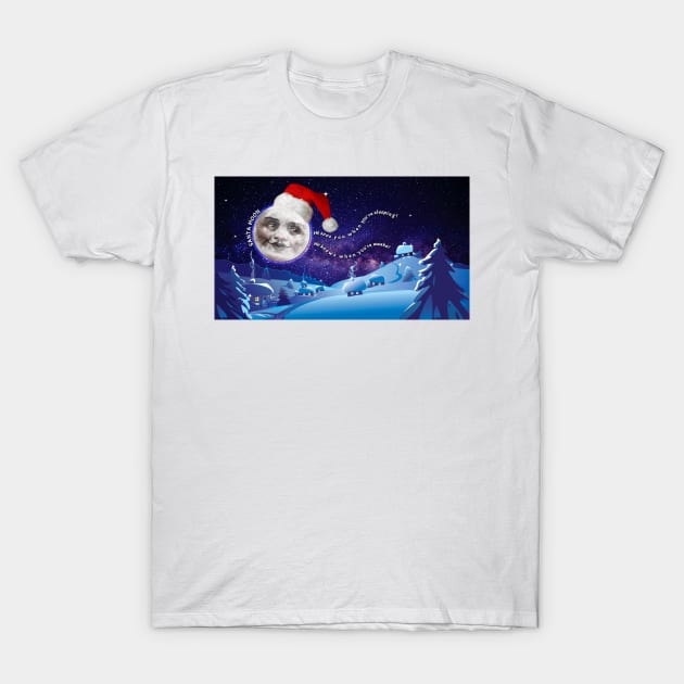 SANTA MOON! T-Shirt by SquishyTees Galore!